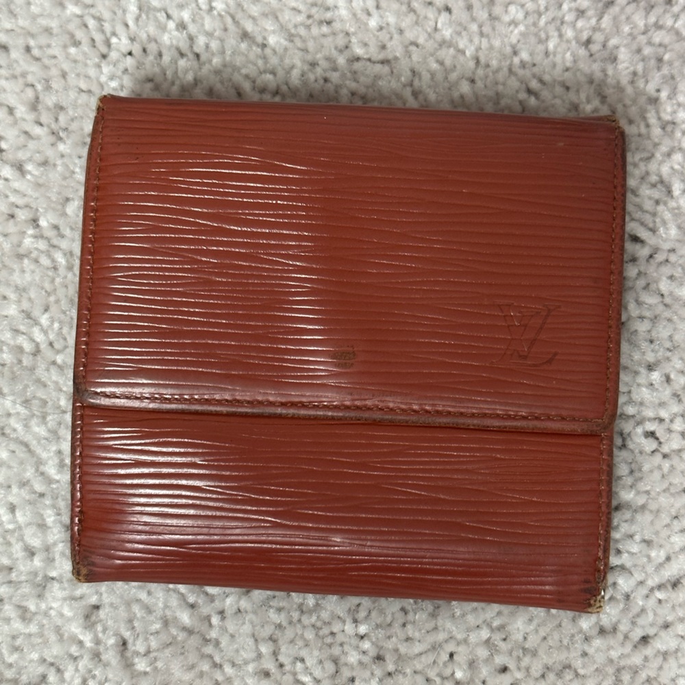 Louis Vuitton Brown Epi Portefeiulle Elise Wallet